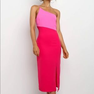 Petal & Pup XIOMAR DRESS - Light and Dark Pink